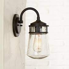 Kichler Lyndon 11 1 4 High Seedy Glass Outdoor Wall Light 2t925 Lamps Plus Outdoor Wall Lighting Wall Lights Outdoor Light Fixtures