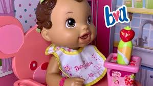 Baby Alive Video Baby All Gone feeding in the High Chair