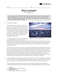 Commonlit answers, commonlit answer key, commonlit answers i have a dream, commonlit answers reddit romeo and juliet crossword puzzle. Was It A Dream