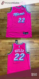 Some of the best uniforms in the nba are going away. Nwt Jimmy Butler Miami Heat Vice Nba Jersey Brand New Perfect Condition Men S Size Large Nba Official Authentic Miami Heat Tank Top Shirt Clothes Design