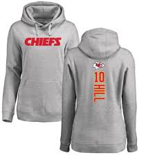 Men's kansas city chiefs nfl pro line red any name & number logo personalized pullover hoodie. Autumn And Winter Big Sale Nfl Women S Nike Kansas City Chiefs 10 Tyreek Hill Ash Backer Pullover Hoodie With Commentary Video Cifneg Cl