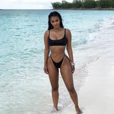 Lost Then Found On Gilligan S Island Swimwear Fashion Nova Models High Neck Bikinis