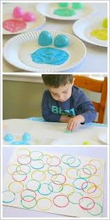 Easter Crafts For Kids Painting With Plastic Easter Eggs Easter Preschool Easter Kids Easter Crafts For Kids