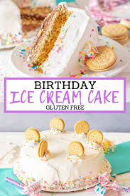 Birthday Chocolate Ice Cream Cake Recipe Gluten Free Birthday Ice Cream Cake Recipe Ice Cream Cake Gluten Free Ice Cream Gluten Free Ice Cream Cake