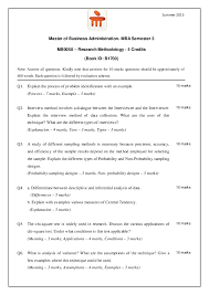 Taking into account the irreversible place of the methodology part of the research paper, methodology research paper example must demonstrate how the researcher is going to prove the hypothesis or to decide the problem of the. Pdf Master Of Business Administration Mba Semester 3 Mb0050 Research Methodology 4 Credits Ashutosh Parashar Academia Edu