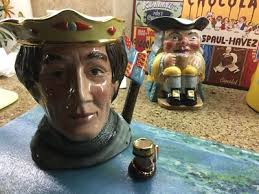 Rare TINY Henry V & Impressive LARGE! 2 Royal Doulton HENRY V Character Jugs