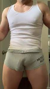 Youtube fit briefs bulge tease 1 - ThisVid.com
