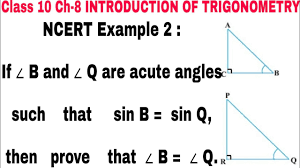 Both pairs of opposite sides are parallel (definition of x y 1 1 6.3 practice and applications (pp. Ch 8 Ncert Example 2 Class 10 Trigonometry Ncert Mathematics Youtube
