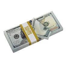 Please visit propmoviemoney.com for more info!. New Style 100 Full Print Prop Money Stack Prop Money