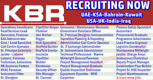 Kbr expects all suppliers and subcontractors acting with them also to ascribe to the same ethical standards. Kbr Job Openings 2021 Afghanistan Usa Uae Ksa Iraq Kuwait Uk India In 2021 Job Opening Staff Recruitment Job Shop
