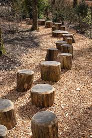 Some stepping stones can be shipped to you at home, while others. Log Stepping Stones Allee De Jardin Jeux Dans La Nature Aires De Jeux Naturelles