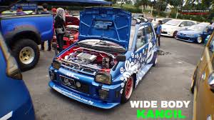 The hood design stickers is from rm250 to rm400. Perodua Kancil Turbo Wide Body Coolll Gathering Geng Sunroof Gages 2016 Youtube