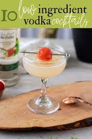 The refreshing nature of the tea, the sweet and citrusy lemonade, the punch of a nice helping of. Low Ingredient Vodka Cocktails Elle Talk
