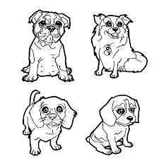 Kies een leuke kleurplaat uit en printen maar. Vectorillustratie Van De Beeldverhaal De Gelukkige Hond Op De Witte Achtergrond Wordt Geisoleerd Die Royalty Vrije Cliparts Vectoren En Stock Illustratie Image 56631819