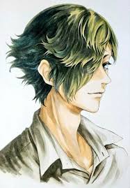 Anime Male Portrait Green Hair Anime Green Hair Anime Boy Sketch Anime Boy