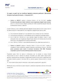 Pkf Finconta Tax Newsflash 4 2017