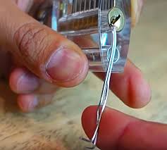 You must keep the pressure on that paper clip the whole time. How To Pick A Lock With A Paperclip