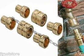 Operated by hand, quick connect fittings replace threaded or flanged connections, which require wrenches. Quick Disconnect Set For Garden Water Hose Coupler Snap Fittings Connector 3 4 Ebay