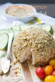 Smoked Salmon Cream Cheese Ball Recipe Cream Cheese Ball Salmon Cream Cheese Smoked Salmon Cream Cheese