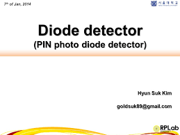 Mean energy loss per flight path of a mip de/dx = 3.87 mev/cm assuming a. Diode Detector Pin Photo Diode Detector Ppt Video Online Download