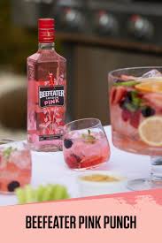 Enjoy Your Summer Bbqs With The Unique And Fruity Beefeater Pink Punch Recipe Pink Punch Recipes Gin Punch Recipe Pink Party Drinks