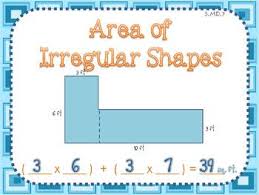 Area Of Irregular Shapes Middle School Activities 3rd Grade Math Maths Area