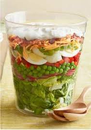 Blue Ribbon Layered Salad Recipe Layered Salad Layered Salad Recipes Delicious Salads