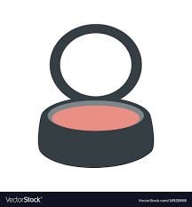 blush makeup royalty free vector image