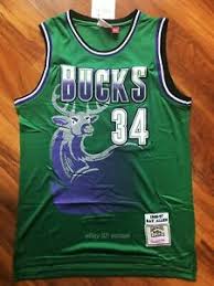 Throwback jersey ray allen 90 s alternative bucks ballislife com. Vintage Bucks Jersey Jersey On Sale