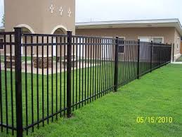 Pin By Jennifer Farris On Fence Ideas Rod Iron Fences Iron Fence Wrought Iron Fences