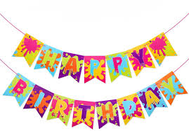 Get it as soon as tue, jun 15. Slime Banner For Slime Birthday Party Baby Shower Painting Party Art Theme Party Decoration Supplies Buy Online In Angola At Angola Desertcart Com Productid 129228418