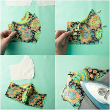 Masque De Protection En Tissu Colore Tuto Detaille Masque De Protection Masque Tissu