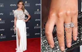 Celebrity Engagement Rings Celebrity Engagement Rings Engagement Celebration Chrissy Teigen Engagement Ring