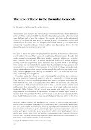 At first, they played popular music and featured announcers who made fun of the rwandan government and other things. Https Academic Oup Com Joc Article Pdf 48 3 107 22334140 Jjnlcom0107 Pdf