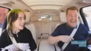 James corden hits the carpool lane with international superstars bts to sing songs off their new album map of the soul: Billie Eilish Fangirls Over Justin Bieber In Carpool Karaoke Billboard News Video Dailymotion