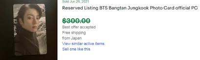 Also stylized as run bts!) is a south korean variety web series starring boy band bts.the series broadcasts weekly and has been offered for free viewing on v live since 2015 and on weverse since 2020. Top 10 Most Expensive Bts Jungkook Photocards Sold On Ebay This Year Koreaboo