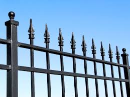 Spruce up your door frame with decorative corner brackets and elegant door toppers. All About Metal Fences This Old House