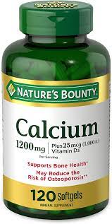 Research published yesterday announced that taking calcium and vitamin d supplements together might increase your risk of having a stroke. Amazon Com Calcium Carbonate Vitamin D By Nature S Bounty Supports Immune Health Bone Health 1200mg Calcium 1000iu Vitamin D3 120 Softgels Health Personal Care