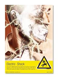 Ensure staff and visitors are aware of first aid procedures. Electric Shock Safety Posters Seton