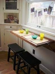 This material gives a historic and. Love This Solution For A Tiny Kitchen Doubles As Counter Space And Breakfast Bar Small Space Kitchen Tiny Kitchen Kitchen Dining Room