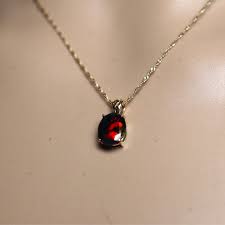 Buy Black Opal Necklace, Genuine Black Opal, Dainty Opal Necklace, Black  Fire Opal, Simple Gold Opal Necklace/opal Necklace Silver/black Opal Online  in India