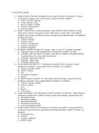 Contoh soal k3 beserta jawabannya. Soal Pilihan Ganda