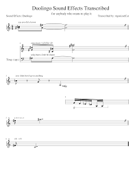 Click here to download over 170,000 files from our sound fx library today. Duolingo Sound Effects Transcribed Sheet Music For Trumpet In B Flat Timpani Celesta Mixed Trio Download And Print In Pdf Or Midi Free Sheet Music For Duolingo Sound Effects By Duolingo