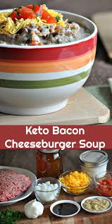 Keto Bacon Cheeseburger Soup Peace Love And Low Carb Recipe Keto Recipes Easy Keto Diet Recipes Bacon Cheeseburger Soup