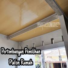 Bahan bangunan terbuat dari asbes semen untuk langit langit rumah. Pertimbangan Pemilihan Plafon Rumah Rumah Cherish 88
