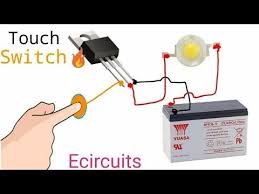 Touch On Off Switch Circuit Electronic Circuit Design Electronics Circuit Electronics Projects