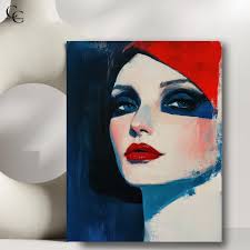 30 Women Abstract Art Digital Images, Contemporary Abstract Portrait, Paper  Craft, Scrapbooking, Journaling, High Quality, Digital Download