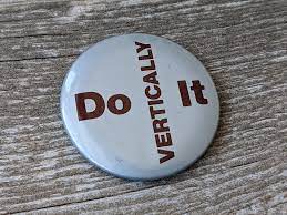 2.25 Do It Vertically Vintage Pinback Pin Button - Etsy