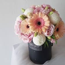 It is perfect for those occasions and moments in life when you want someone to know you are thinking of them. Gerbera Flower Box Stand By Me Flower Box Pj Florist Delivery