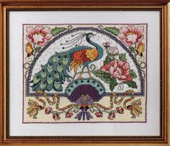 It's addicting to cross stitch now isn't it you should be so proud of yourslef for this stunning work! Beautiful Peacock Blog Lesley Teare
